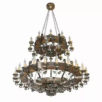 Подвесная люстра Тарьсма Береза-36 BR36LRH130 подсвечник