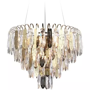 Подвесная каскадная люстра хрусталь Ambrella TRADITIONAL TR5256