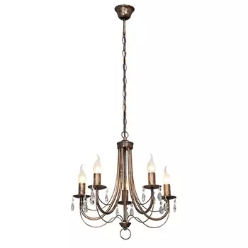 Подвесная люстра Vitaluce V1253/5 в виде свечи