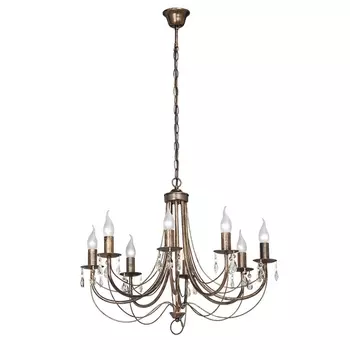 Подвесная люстра Vitaluce V1253/8 в виде свечи