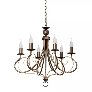 Подвесная люстра Vitaluce V1477/6 в виде свечи