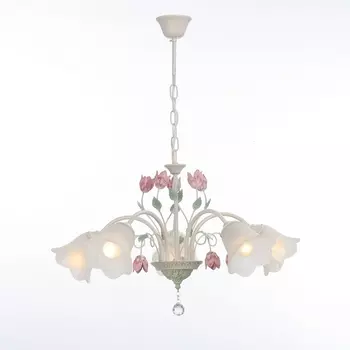 Подвесная люстра Vitaluce V1739-0/5 с цветами