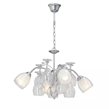 Подвесная люстра в виде бокала Vitaluce V3497-9/4