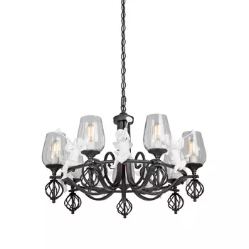 Подвесная люстра с ангелочками Vitaluce V3755-1/7