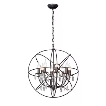 Подвесная люстра Vitaluce V4373-1/8 в виде свечи