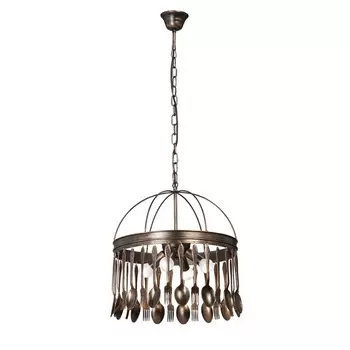 Подвесная люстра для кухни вилки и ложки Vitaluce V4541-8/4