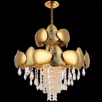 Подвесная люстра 91009/8C Natali Kovaltseva Valencia GOLD