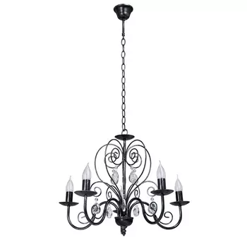 Подвесная люстра ковка Vitaluce V1179/5 в виде свечи