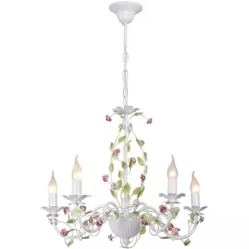 Подвесная люстра Vitaluce V1796-0/5 в виде свечи