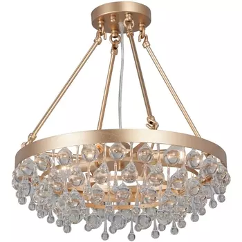 Подвесная люстра хрусталь Vitaluce V5352-8/4S, 4хE14 макс. 40Вт