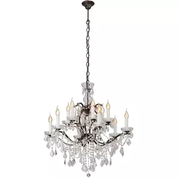 Подвесная люстра Vitaluce V5814-7/12, 12xE14 макс. 40Вт подсвечник с подвесками