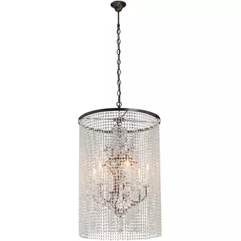 Подвесная люстра Vitaluce V5817-7/6, 6xE14 макс. 40Вт подсвечник с подвесками