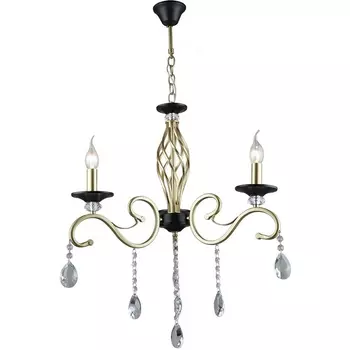 Подвесная люстра Wedo Light Elek WD3596/3H-GD-BK-CL