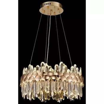 Подвесная люстра хрусталь с пультом LED Wertmark Debora WE104.01.303