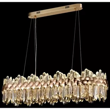 Подвесная люстра хрусталь с пультом LED Wertmark Debora WE104.05.303