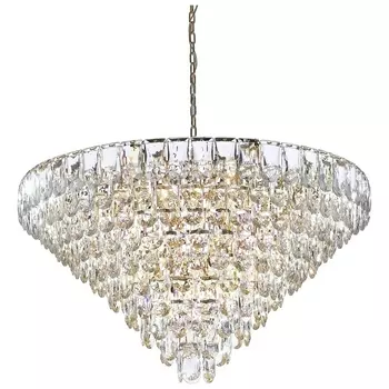 Подвесная каскадная люстра хрусталь Wertmark Lavinia WE106.29.103
