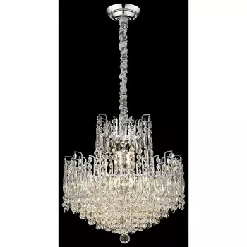 Подвесная люстра хрусталь Wertmark Marcella WE154.12.103