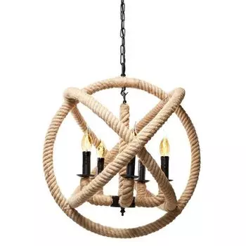 Подвесная люстра Loft It Wicker LOFT1194-5 подсвечник