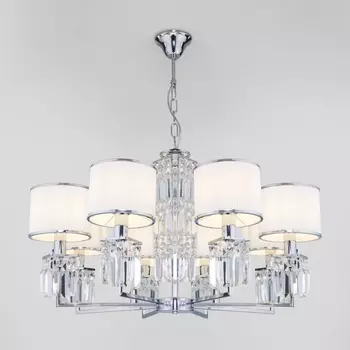 Подвесная люстра 10099/8 Eurosvet Zaffiro хром