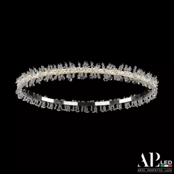 Подвесная/потолочная хрустальная люстра светодиодная APL LED Rimini S516.0.47.B.4000