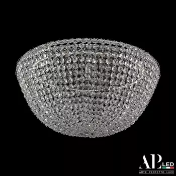 Подвесная/потолочная люстра хрустальная светодиодная APL LED Rimini S501.0.40.A.3000
