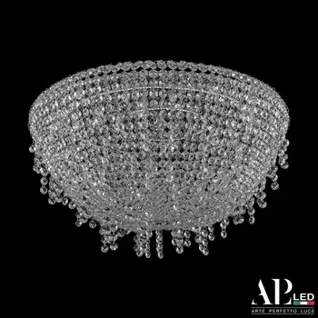 Подвесная/потолочная люстра хрустальная светодиодная APL LED Rimini S501.0.50.B.3000
