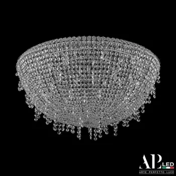 Подвесная/потолочная люстра хрустальная светодиодная APL LED Rimini S501.0.60.B.4000