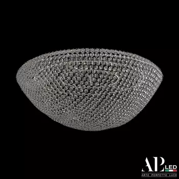 Подвесная/потолочная люстра хрустальная светодиодная APL LED Rimini S501.0.60.C.4000