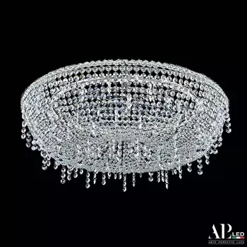 Подвесная/потолочная люстра хрустальная светодиодная APL LED Rimini S501.0.60.F.4000