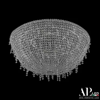 Подвесная/потолочная люстра хрустальная светодиодная APL LED Rimini S501.0.70.B.4000