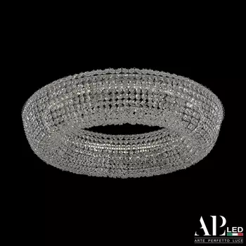 Подвесная/потолочная люстра хрустальная светодиодная APL LED Rimini S502.0.60.A.3000