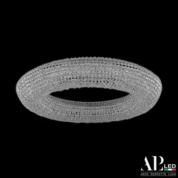Подвесная/потолочная люстра хрустальная светодиодная APL LED Rimini S502.0.80.A.3000
