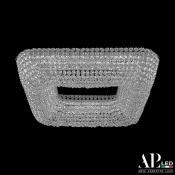 Подвесная/потолочная люстра хрустальная светодиодная APL LED Rimini S504.0.50.A.3000