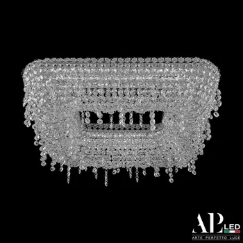 Подвесная/потолочная люстра хрустальная светодиодная APL LED Rimini S504.0.50.B.3000