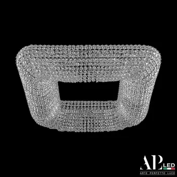 Подвесная/потолочная люстра хрустальная светодиодная APL LED Rimini S504.0.60.C.3000