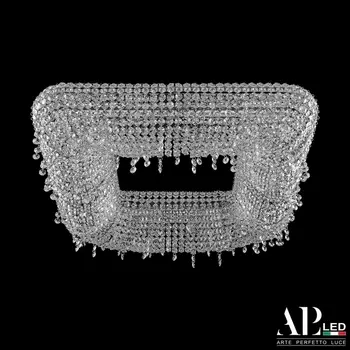 Подвесная/потолочная люстра хрустальная светодиодная APL LED Rimini S504.0.60.D.4000