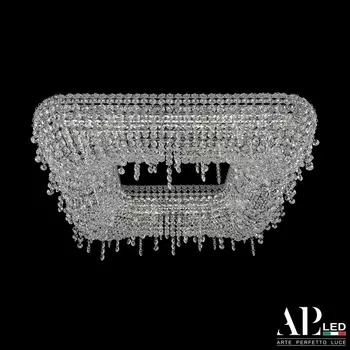 Подвесная/потолочная люстра хрустальная светодиодная APL LED Rimini S504.0.60.F.4000