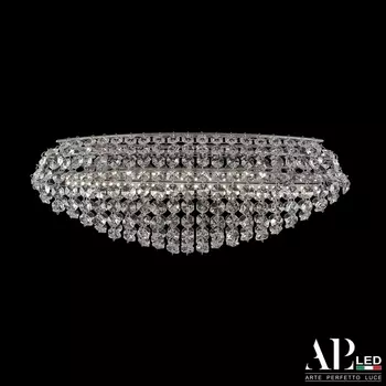 Подвесная/потолочная люстра хрустальная светодиодная APL LED Rimini S505.0.36.A.3000
