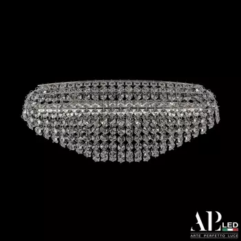 Подвесная/потолочная люстра хрустальная светодиодная APL LED Rimini S505.0.40.A.4000