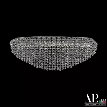 Подвесная/потолочная люстра хрустальная светодиодная APL LED Rimini S505.0.60.A.3000
