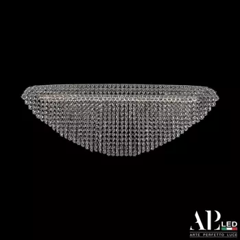 Подвесная/потолочная люстра хрустальная светодиодная APL LED Rimini S505.0.80.A.4000