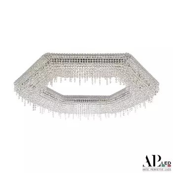 Подвесная/потолочная люстра хрустальная светодиодная APL LED Rimini S506.0.100.B.4000