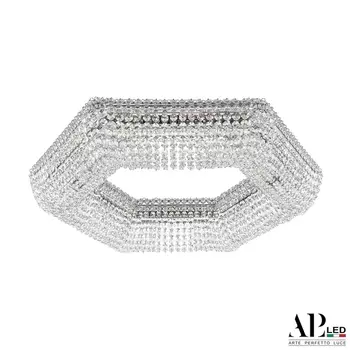 Подвесная/потолочная люстра хрустальная светодиодная APL LED Rimini S506.0.60.A.3000