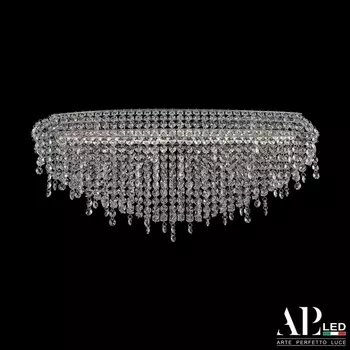 Подвесная/потолочная люстра хрустальная светодиодная APL LED Rimini S505.0.60.B.3000