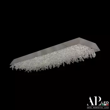 Подвесная/потолочная люстра хрустальная светодиодная APL LED Rimini S513.0.80.G.3000