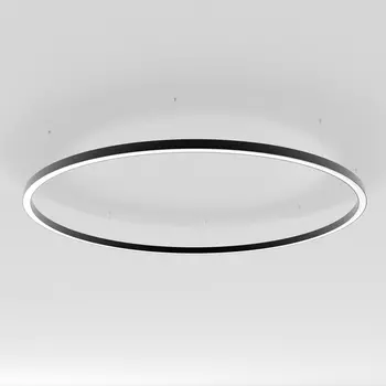 Подвесной линейный светильник LED SP-LINE-HANG-ARC-O3535-D1500-124W Warm3000 (BLACK, 230V) (Arlight, Металл) 034009(1)