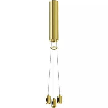 Подвесной набор с основанием под блок питания для круглого шинопровода Flarity латунь Maytoni Accessories for tracks Flarity TRA154SW-BB-R-BS