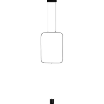 Подвесной/напольный светильник Odeon Light Teo 7022/27FLA черный/металл/акрил IP20 LED 3000K 220V