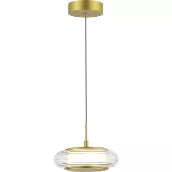 Подвесной светильник ST Luce Frittela SL6239.203.01 золото/прозрачный LED 1*7W 3000K