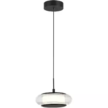Подвесной светильник ST Luce Frittela SL6239.403.01 черный/прозрачный LED 1*7W 3000K